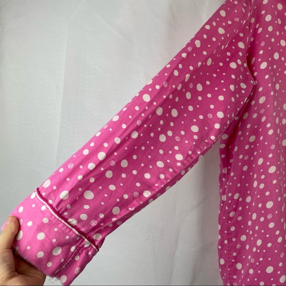 Victoria Secret Pink Polka Dot Pajama Top - Picture 5 of 6
